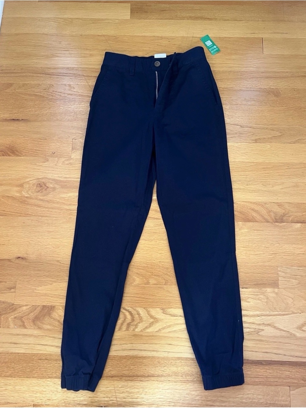NEW With Tags GAP Girlfriend Jogger Navy Women’s Pant Tapered Ankle Size 00